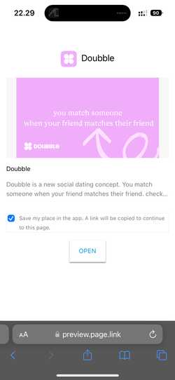 The default firebase dynamic links landing page The default firebase dynamic links landing page